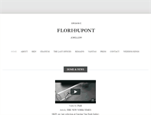 Tablet Screenshot of floriedupont.com